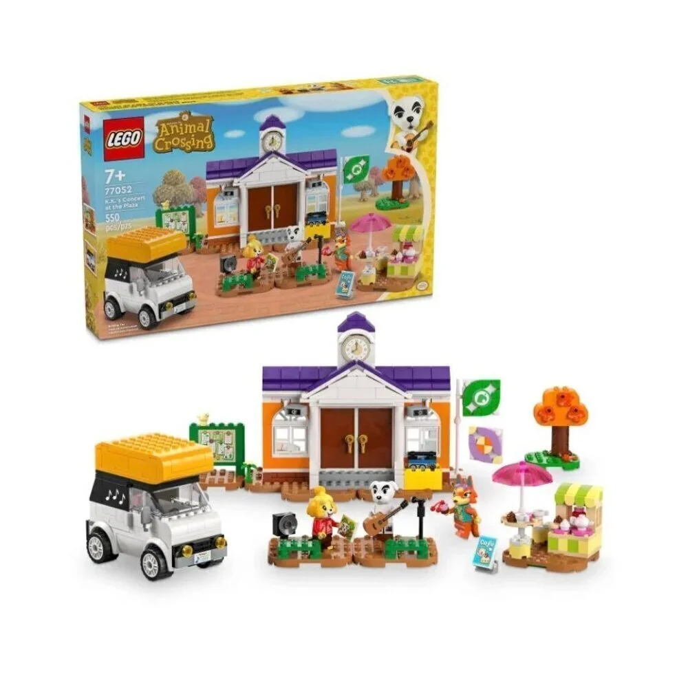 Lego 77052 Animal Crossing K.K.'s Concert at the Plaza 550 Pcs Video Game